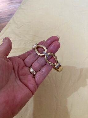 Macy's Gold Crystal Link Bracelet